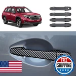 Lunqin Chrome Carbon Fiber Style Door Handle Cover Subaru Forester 2025. Fixed Price $43.97.
