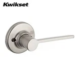 Kwikset 488LRL Ladera Lever Round Rose Half Dummy Right Handed Satin Nickel. Fixed Price $15.39.