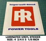 Ingersoll Rand Power Tools Vinyl Decal Sticker - Vintage Nascar Drag Racing. Fixed Price $10.18.