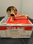 Schlage Privacy Function ME40S 89 Ast 605 - Right Hand Polished Brass Finished. Fixed Price $19.00.