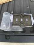 Nostalgic Warehouse Meadows Antique Pewter Triple Toggle Wall Plate Cover. #CB29. Fixed Price $40.00.