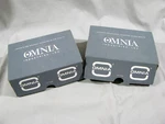 2 Omnia Passage Door Lever Set - Polished Brass Pai US3 Nib. Fixed Price $75.00.