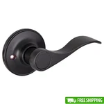 Matte Black Dummy Lever Non-turning Decorative Handle Closet & Linen Doors. Fixed Price $23.83.