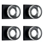 Coolnews 4 Pack Glass Dummy Door Knobs Crystal One Side Matte Black For Hall. Fixed Price $74.99.