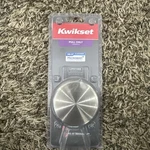 Kwikset Round Half-dummy Door Knob Satin Nickel 97880-934. Fixed Price $14.99.