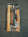 Prime-line 1095 Sliding Glass Door Handle Set, 3-1/2 In. Diecast & Wood Black. Fixed Price $19.95.