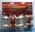 Ace Exterior Keyed-alike Locking Double Entry Door Kit (5238753) Fs. Fixed Price $40.00.