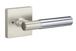 Ridgecrest Aspra Privacy Rosette Satin Nickle/chrome AP102-SQ-15 +SM-26 Sure-loc. Fixed Price $54.99.