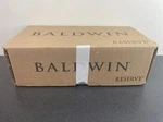 Baldwin ENFEDTRR112 Single Cylinder Keyed Entry Lever Set - Venetian Bronze. Fixed Price $183.99.