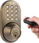 Milocks XF-02AQ Digital Deadbolt Door Keyless Entry Remote Antique Brass. Fixed Price $33.95.