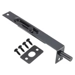 2 Pack 6 Inch Stainless Steel Door Concealed Slide Lock Latch Flush Bolt Black. Fixed Price $13.68.