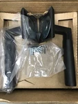 Emtek 505HECUS19 Hercules Non-turning Dummy Door Lever Set Flat Black. Fixed Price $126.99.