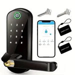 Smart Fingerprint Door Lock Wifi App Remote Keyless Entry Digital Deadbolt IP67. Fixed Price $139.99.