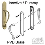 Marvin Ultimate Sliding French Door, Inactive / Dummy Wide Handle Set - Pvd Bra. Fixed Price $514.43.