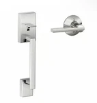 Schlage FE285CEN625LAT Century Bright Chrome Door Handleset With Latitude Lever. Fixed Price $69.99.