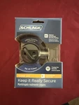 New Schlage Single Cylinder Deadbolt G1 Keyed One Side Aged Bronze B60NV716. Fixed Price $40.00.