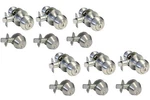 House Guard Entry Deadbolt Combo Door Knobs Locks Satin Nickel Keyed Alike. Fixed Price $88.50.