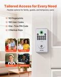 Vevor Biometric Fingerprint Door Easy-grip Design, Auto Locking, One-time. Fixed Price $71.95.