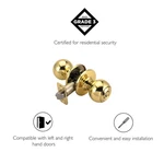 Design House Ball Keyed Brass Entry Door Knob In Polished. Fixed Price $37.79.