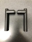 Baldwin 5137190MR Pair Estate Levers Without Rosettes - Satin Black. Fixed Price $135.99.