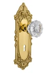Nostalgic Warehouse Victorian Plate With Keyhole & Interior Crystal Door Knob. Fixed Price $159.44.