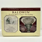 Baldwin Dorchester Crystal Knob 5805.150.PASRD Satin Nickel Finish Hall & Closet. Fixed Price $69.99.