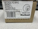 Kwikset Cylinder Polished Brass 96650-431. Fixed Price $19.99.