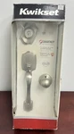 Kwikset Belleview Polo Satin Nickel Front Door Lock Handle 96870-099. Fixed Price $62.99.