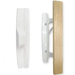 Allywasai Patio Sliding Door Handle Set White Mortise 1-1/2" To 1-3/4" Thic. Fixed Price $45.74.