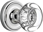 Nostalgic Warehouse 712202 Rope Rosette With Round Clear Crystal Glass Knob Pass. Fixed Price $99.00.