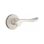 Emtek 5209LULHUS15, Disk Rosette Privacy, Luzern Lever, Lefthanded, Satin Nickel. Fixed Price $93.50.