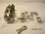 Ultra Hardware Entrance Light Duty Knob Lockset Grade 3, Strike 2-13/4" X 1-1/8". Fixed Price $35.00.