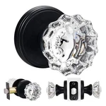 Glass Door Knobs Interior, Passage Clear Crystal For Hall And Clos.... Fixed Price $49.50.