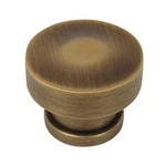 10 Pack Brushed Antique Brass Round Contemporary Cabinet Hardware Knob 1-1/4" Dm. Fixed Price $47.64.