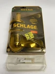 Vintage Factory Sealed Schlage Bed & Bath Locking Door Knob Set P513-503. Fixed Price $44.99.