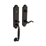 Baldwin Manchester Oil Rubbed Bronze Dummy Left Egress Door Handle 85350102LFD. Fixed Price $435.46.