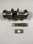 Weiser Fairfax Satin Chrome Privacy Set Bathroom Bedroom Door Knob Handle. Fixed Price $9.79.