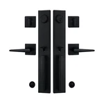 Tmc Double Door Handlset For Front In Matte Black (keyed Entry Handle An.... Fixed Price $181.25.