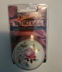 Gainsborough White Floral & Gold Genuine Porcelain Bi-fold Knob 80087 ES171. Fixed Price $33.87.