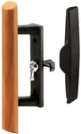 Prime-line 1095 Sliding Glass Door Handle Set Diecast Wood Black Internal Lock. Fixed Price $29.98.