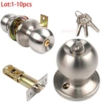 Round Door Knob House Guard Lockset Entry Privacy Passage Lever +3KEYS. Fixed Price $53.98.