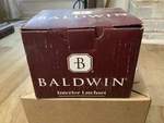 Baldwin Knob Latchset Complete Passage Oil Rubbed Bronze 5425-102-PASS. Fixed Price $190.00.