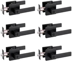 Mendock Privacy Door Handle Keyless No With 6 Pack, Matte Black. Fixed Price $107.25.