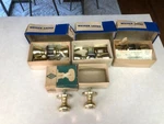 4 Vintage Weiser Door Locks & Dummy Knobs Brass Nos New. Fixed Price $99.66.