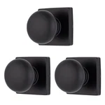 Brinks Contemporary Non-locking Interior Ball Door Knob Matte Black 3 Pack Moder. Fixed Price $77.39.