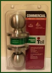 Tell Commercial Heavy Duty Passage Doorknob Lock CL500002. Fixed Price $10.53.