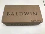 Baldwin PVSQUCRR044 Square Privacy Leverset Round Rose - Lifetime Satin Brass. Fixed Price $96.99.