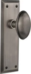 Nostalgic New York Plate Homestead Knob Antique Pewter Single Dummy Surface. Fixed Price $129.00.
