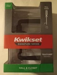 Kwikset Trafford Interior Door Lever Hall/closet Matte Black 97201-004 New. Fixed Price $7.99.