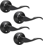 Gobekor 4 Pack Matte Black Half Dummy Right-handed Lever,. Fixed Price $35.94.